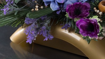 ЦВЕТОЧНЫЙ ГОРШОК ИКЕБАНА, КРЫШКА, длина 34 см, КОНТЕЙНЕР