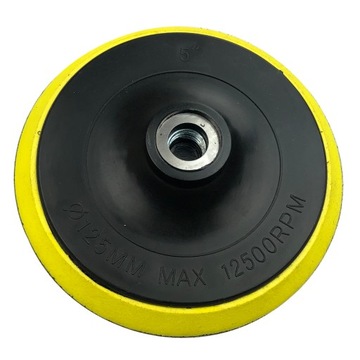 UCHWYT DYSK POLERSKI VELCRO RZEP 125 MM M14 PIANKA