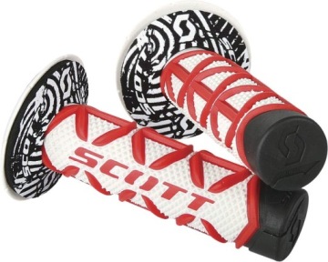 SCOTT Manetki DIAMOND białe czerwone + donuty CRF