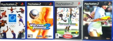 4xGRA PS2 - TENNIS- VIRTUA TENNIS 2 + OLIMPIADA ++