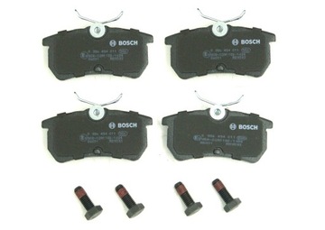 ЗАДНИЕ ДИСКИ + КОЛОДКИ BOSCH ДЛЯ FORD FOCUS MK1 I