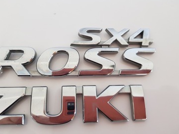 SUZUKI S-CROSS SX4 ZNAKY ZNAK NÁPIS