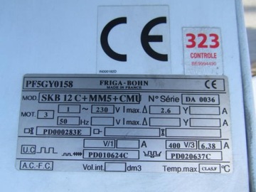 CHŁODNICA DO MROŹNI PAROWNIK MOC 12 kW FRIGA BOHN