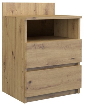 SZAFKA NOCNA KOMODA SYPIALNIA N-1 DĄB ARTISAN TOP