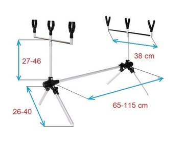 ПОДСТАВКА ROD POD ROD 2 СИГНАЛА 2 ВЕШАЛКИ + ВИЛКИ ДЛЯ ПОДСТАВКИ x 2