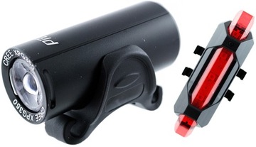Oświetlenie rowerowe Prox Pictor Set 350 lm USB