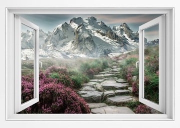 3D фотообои на флизелине «Окно Пейзаж» kr-19-o