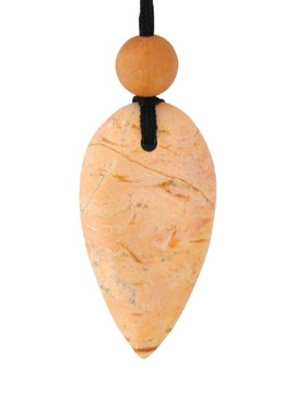 NASZYJNIK Z KAMIENIEM AMULET WISIOREK KAMIENIE 1.3