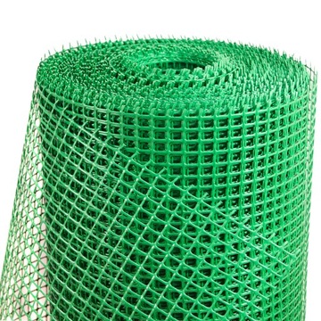 SIATKA OGRODZENIOWA PLASTIKOWA zielona 0,4x50m PCV