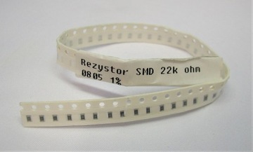 Rezystor SMD 22k ohm 0805 1% (100 sztuk)