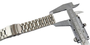 СЕРЕБРЯНЫЙ СТАЛЬНОЙ браслет для часов MESH 24 мм