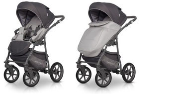 КОЛЯСКА 2в1 ДЛЯ ПРОГУЛКИ НА ГОНДОЛЕ / Basic Pastel Stone Riko