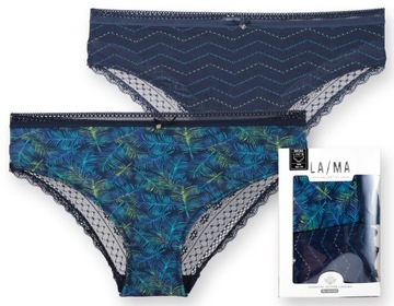 LAMA L-1347 FIGI DAMSKIE BIKINI 2-pak granat S
