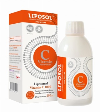 Medicaline Liposol Witamina C - pomarańcz 250 ml