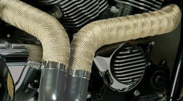 BANDAŻ TERMICZNY TAŚMA na wydechy 50mm PIASKOWA