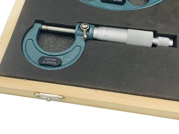 МИКРОМЕТРЫ 0-100 НАБОР ИЗ 4 ШТ. МИКРОМЕТР 0-25, 25-50, 50-75, 75-100 КОРПУС