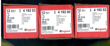 Автоматический выключатель LEGRAND RX3 C 20A S-301