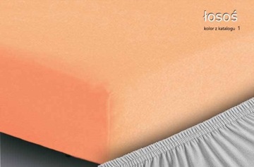 Prześcieradło z gumką FROTTE 120x200 Morel - łosoś