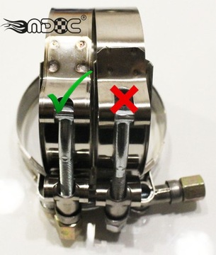 Зажим интеркулера MDC T-Clamp, зажим из нержавеющей стали 33–39 мм