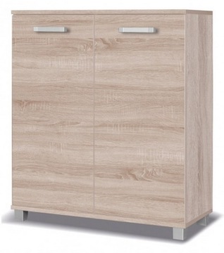 Komoda 100 cm dąb sonoma 2 drzwi półki X24