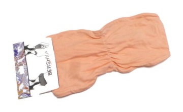 BERSHKA TOP TUBA GŁADKI BRZOSKWINIOWY L