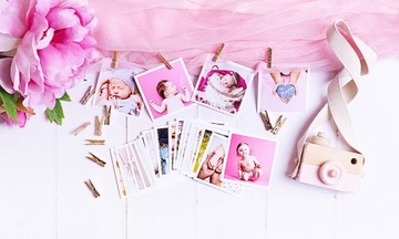 Фотопринты, квадратные, 7,5 х 7,5 см, 24 шт.