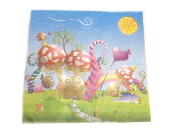 БУМАЖНЫЕ САЛФЕТКИ ДЛЯ ДНЯ РОЖДЕНИЯ 33х33 см 20 шт.