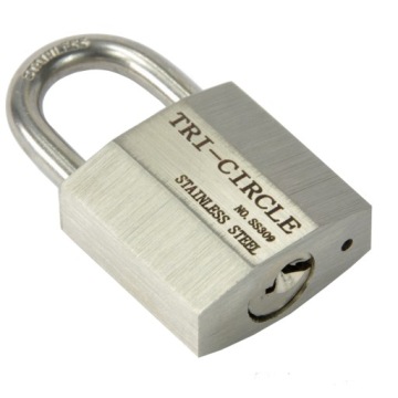 НАВЕСНОЙ ЗАМОК ОЧЕНЬ ПРОЧНЫЙ НЕРЖАВЕЮЩАЯ СТАЛЬ 40 ММ