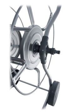 ТЕЛЕЖКА, МЕТАЛЛИЧЕСКАЯ, НЕ СКРУЧИВАЮЩИЙ САДОВЫЙ ШЛАНГ, 6-СЛОЙНЫЙ, BEST 1/2, НАБОР 50М