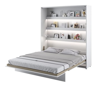 Półkotapczan BED CONCEPT BC-13 biały 180x200