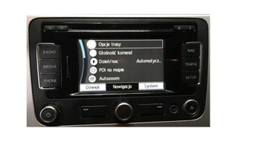 VOLKSWAGEN RNS 310 Польское меню Lector Навигация