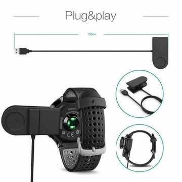 Зарядное устройство с зажимом USB-кабеля Garmin Forerunner 630