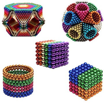МАГНИТНЫЕ НЕОДИМОВЫЕ ШАРИКИ NEOCUBE 8 мм БЛОКИ