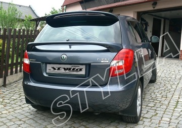 Спойлер спойлер на Skoda Fabia hb MK2 2006 - 2 вида