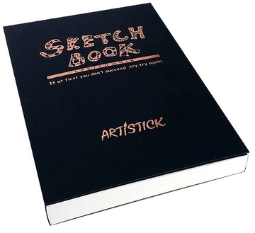 ARTISTICK Szkicownik blok szkicowy A4 120 kartek / 100g do brush pen