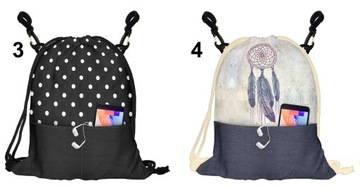 Сумка-рюкзак для коляски с органайзером на крючках