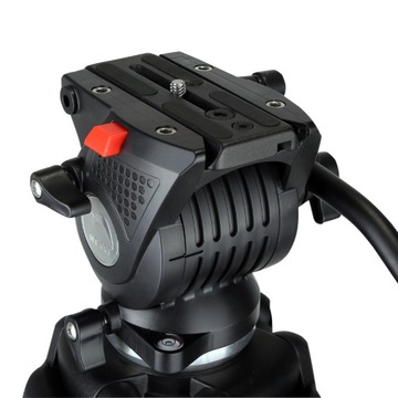 Profesjonalny STATYW 180cm do Filmowania Aparatu VIDEO VLOG Głowica Olejowa