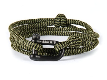 Bransoletka Męska Bransolety Paracord szekla