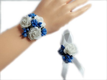 KM 14 D * Kotylion + przypinka * ślub, studniówka