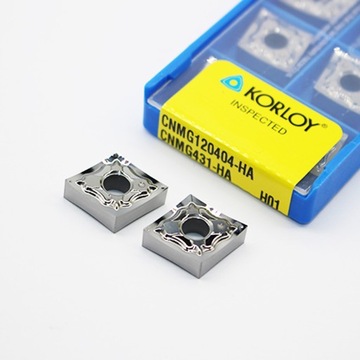 Płytki wieloostrzowe CNMG 120404 aluminium Korloy