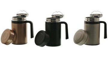 Стальная термокружка с фильтром, дорожный термос