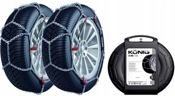 Łańcuchy śniegowe Konig CB12 215/65R16 215/55R17 245/45R17
