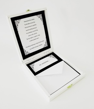 Свадебная шкатулка для купюр, подарков, свадебных, мелков GAB