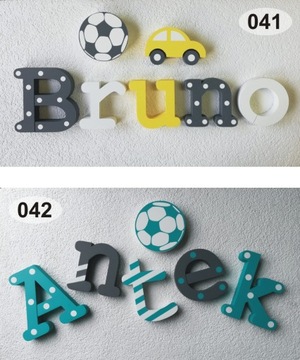 ИМЯ РЕБЕНКА 3D РАЗНОЦВЕТНЫЕ БУКВЫ - ДЕКОРЫ