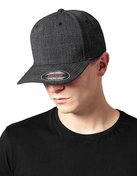 CZAPKA Z DASZKIEM FLEXFIT MELANŻ 6-PANELOWA