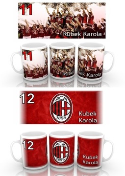 КРУЖКА AC MILAN + ИМЯ В ПОДАРОК