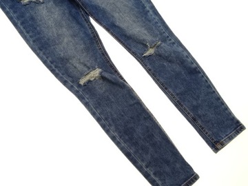 54__RESERVED__spodnie damskie JEANS dziury__38 M