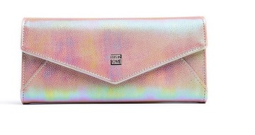 PORTFEL DAMSKI ETUI PORTWEL RÓŻ BEŻ NIEBIESKI HIT