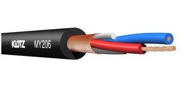 Kabel przewód 6,3 Jack stereo XLR żeński Klotz 1m