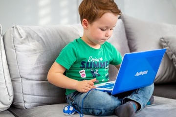 ОБРАЗОВАТЕЛЬНЫЙ НОУТБУК ДЛЯ ДЕТЕЙ KINDERPLAY ДЛЯ ИЗУЧЕНИЯ БУКВ, 120 ВАРИАНТОВ
